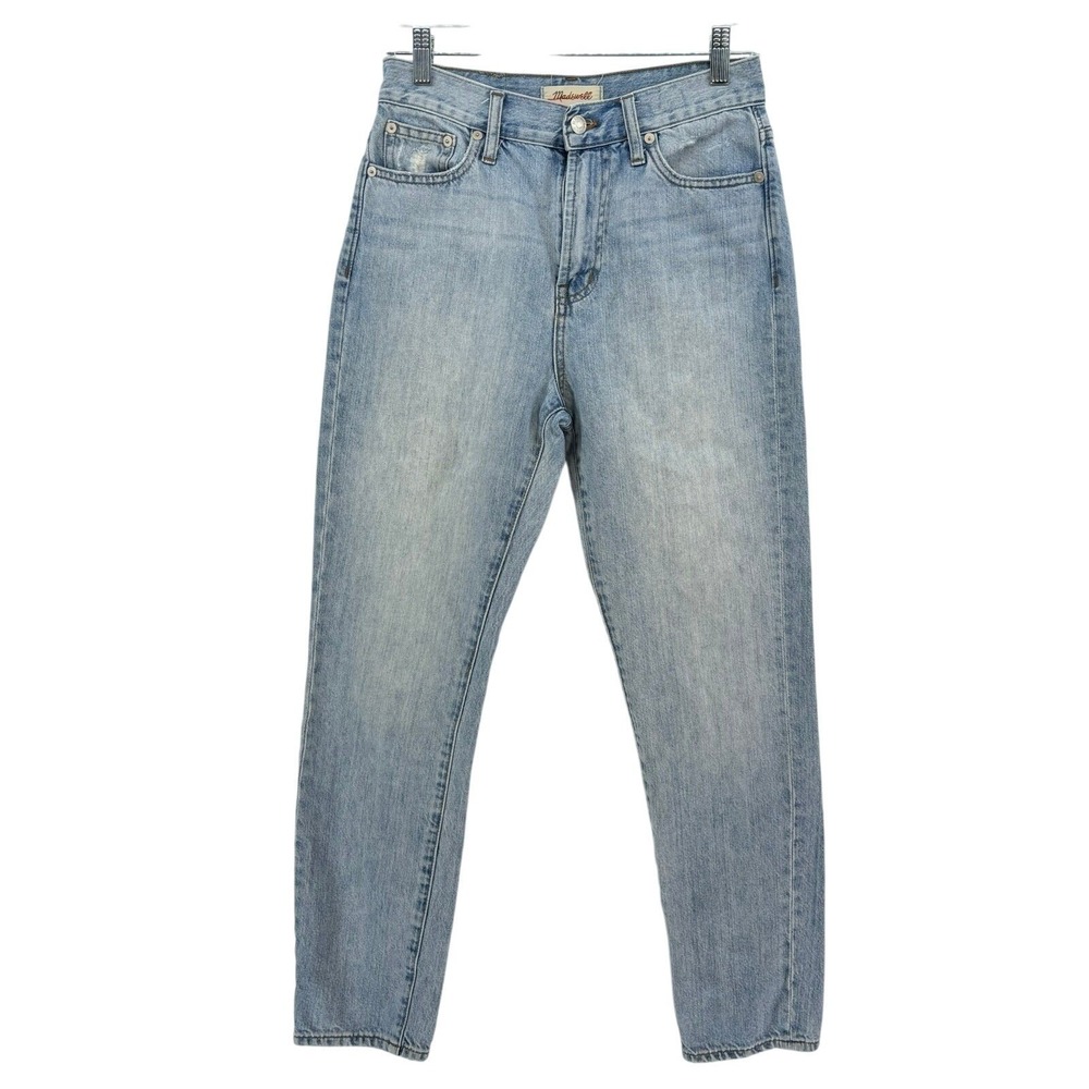Madewell The Perfect Summer Jean Blue High Rise Tapered Light Wash Womens 26